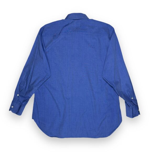 Gitman Bros. Classic Poplin Blue Dress Shirt Made in 16 / 33 Large Made in USA - Picture 5 of 12